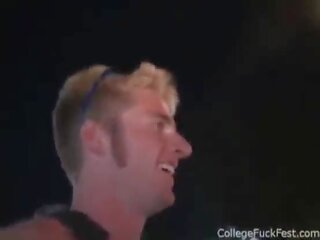 Attention strumpet straddling and fucking during a College fuck Fest Party